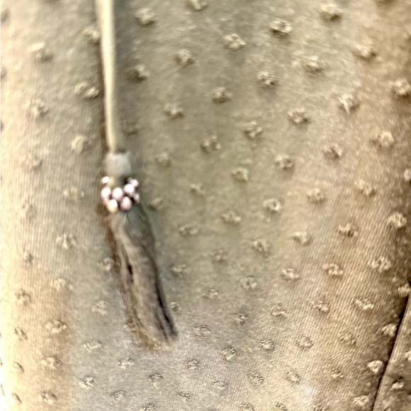 Daniel Rainn Pleated Tassel Detail Knit Top - Picture 7 of 8